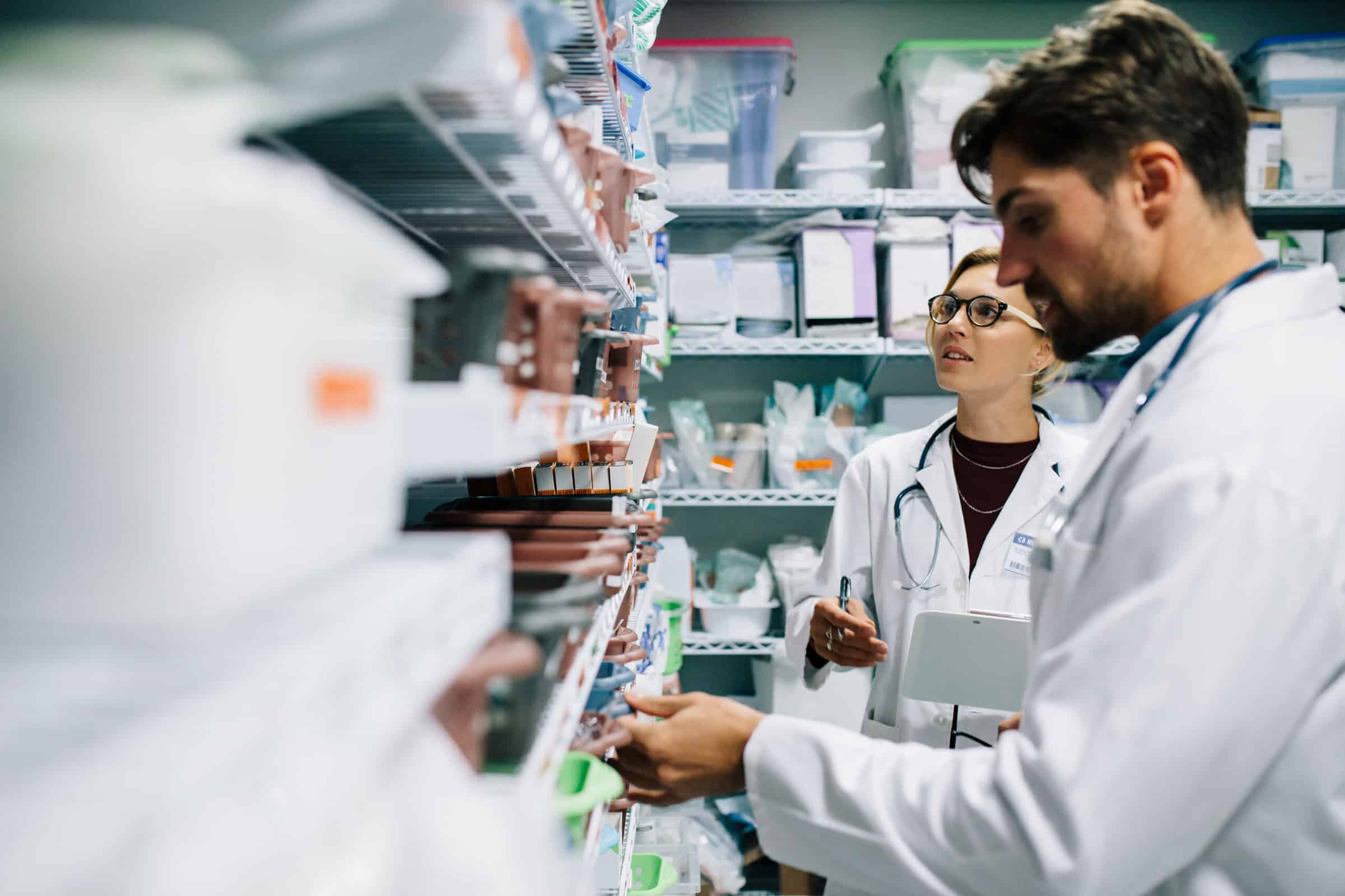 Miami Pharmacy technician program graduates working in hospital pharmacy