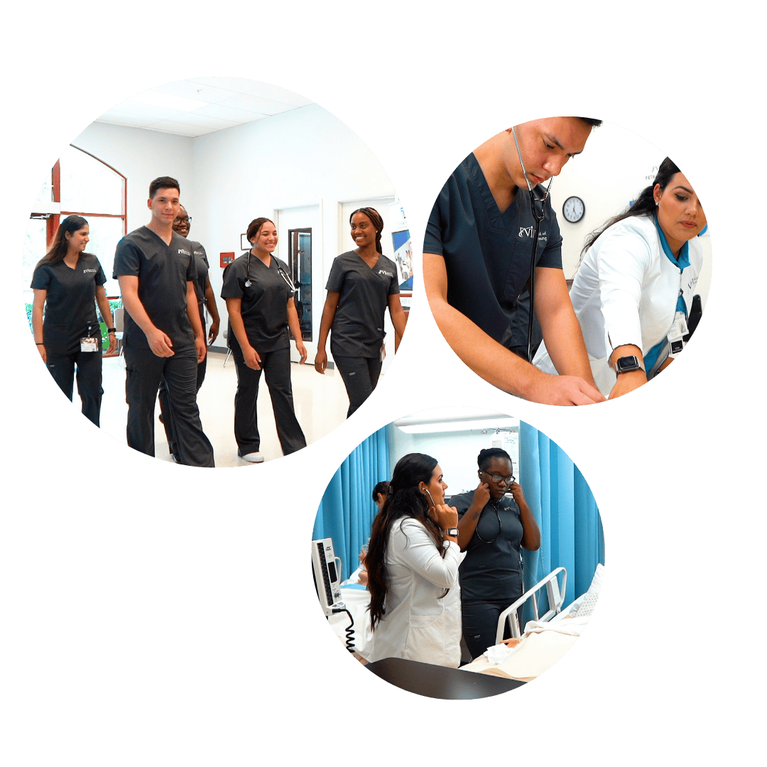 Miami and Miramar ASN nursing school students practicing