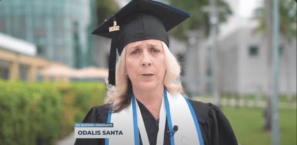 odalis santa - Miami ASN nursing program graduate
